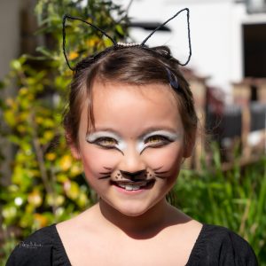 maquillage chat serre-tête sourire