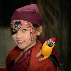 maquillage pirate fille perroquet et déguisement